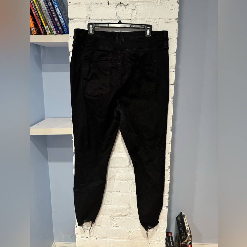 Good American Midnight Black Skinny Jeans